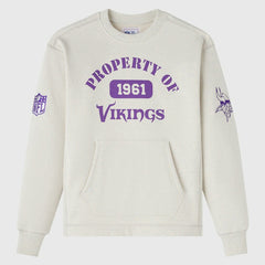 Minnesota Vikings OVO x NFL Unisex Fleece Sweatshirt - Heather Gray Sweatshirts