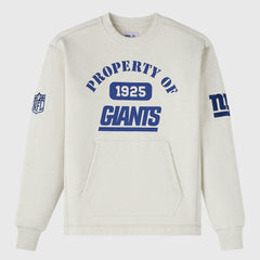 New York Giants OVO x NFL Unisex Fleece Sweatshirt - Heather Gray Sweatshirts