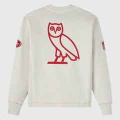 San Francisco 49ers OVO x NFL Unisex Fleece Sweatshirt - Heather Gray Sweatshirts