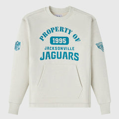 Jacksonville Jaguars OVO x NFL Unisex Fleece Sweatshirt - Heather Gray Sweatshirts