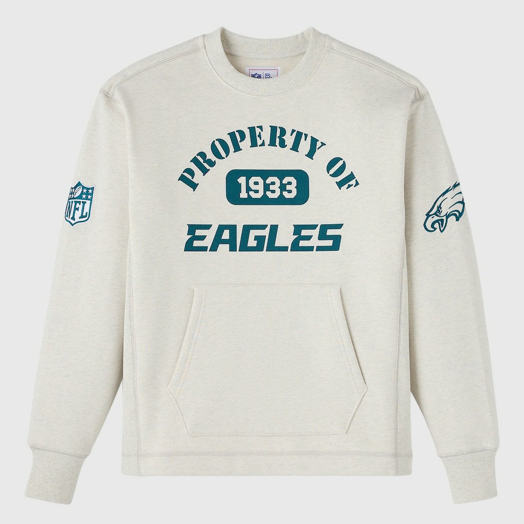 Philadelphia Eagles OVO x NFL Unisex Fleece Sweatshirt - Heather Gray Sweatshirts