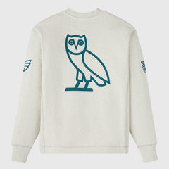Philadelphia Eagles OVO x NFL Unisex Fleece Sweatshirt - Heather Gray Sweatshirts
