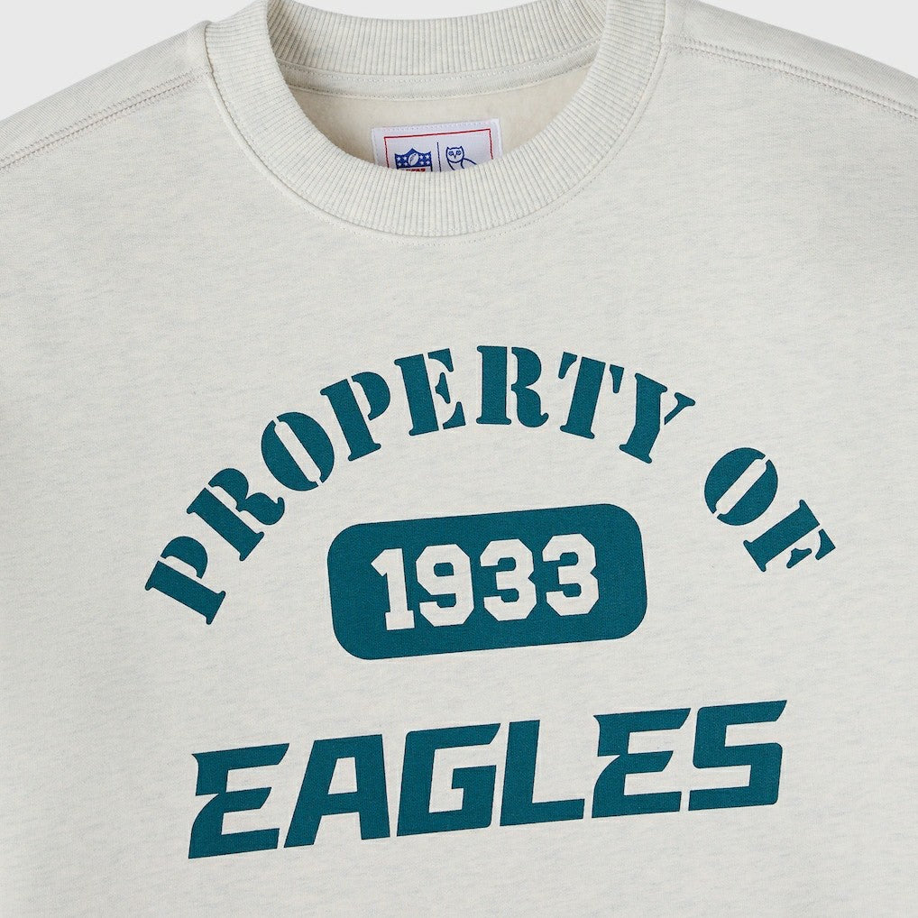 Philadelphia Eagles OVO x NFL Unisex Fleece Sweatshirt - Heather Gray Sweatshirts