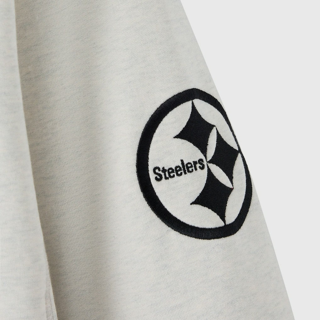 Pittsburgh Steelers OVO x NFL Unisex Fleece Sweatshirt - Heather Gray Sweatshirts