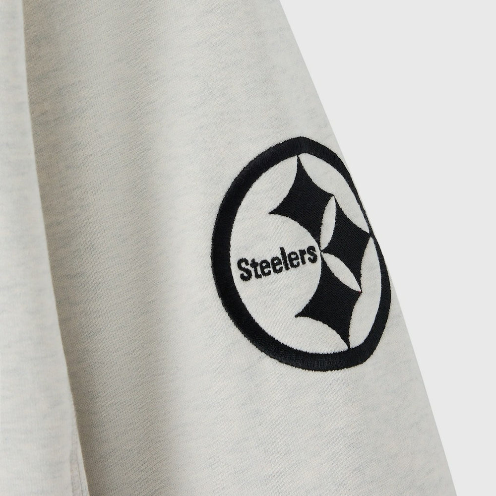 Pittsburgh Steelers OVO x NFL Unisex Fleece Sweatshirt - Heather Gray Sweatshirts