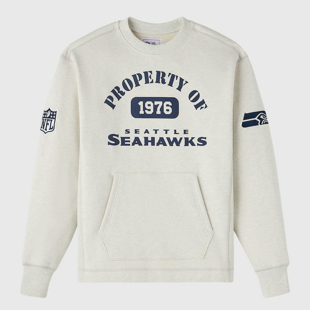 Seattle Seahawks OVO x NFL Unisex Fleece Sweatshirt - Heather Gray Sweatshirts