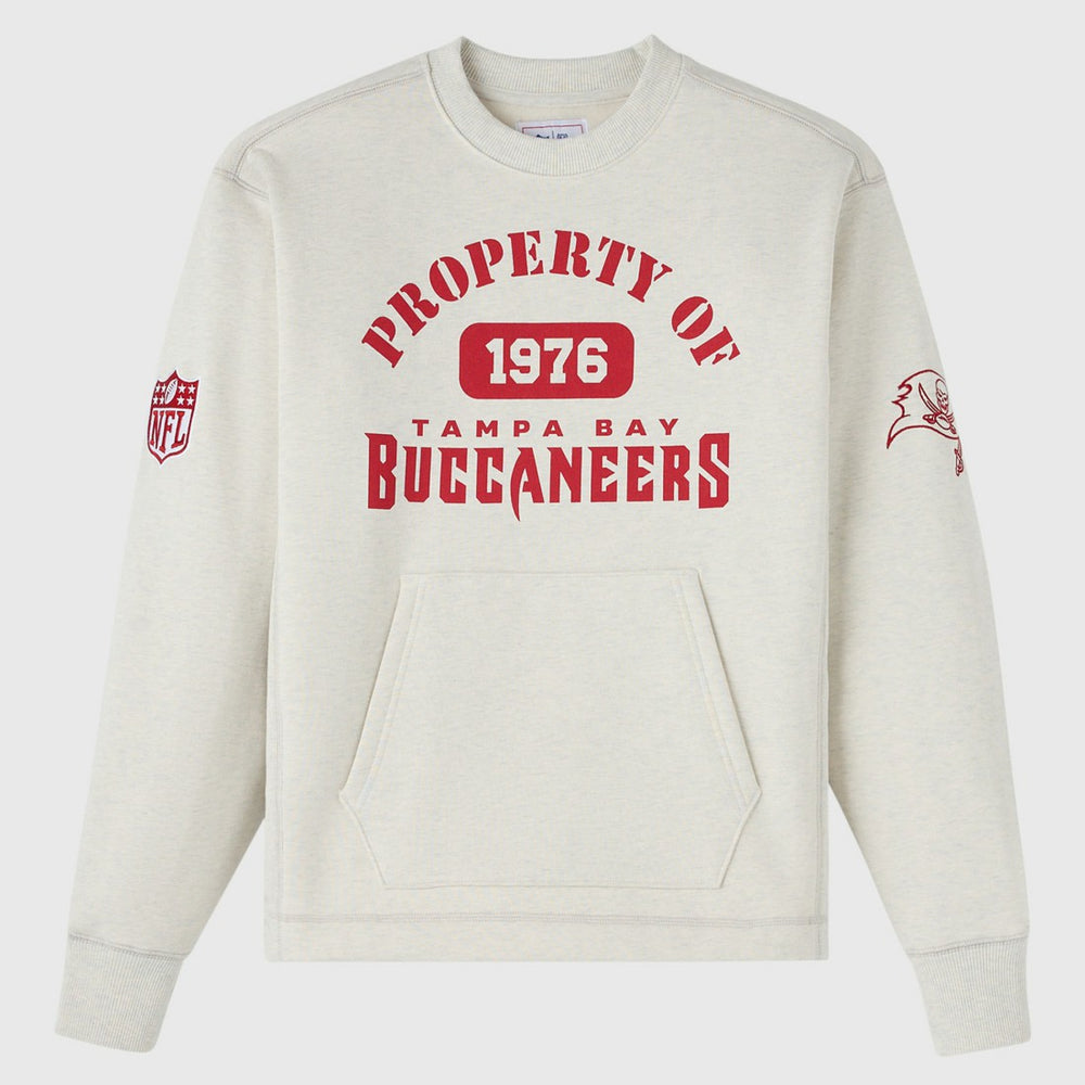 Tampa Bay Buccaneers OVO x NFL Unisex Fleece Sweatshirt - Heather Gray Sweatshirts