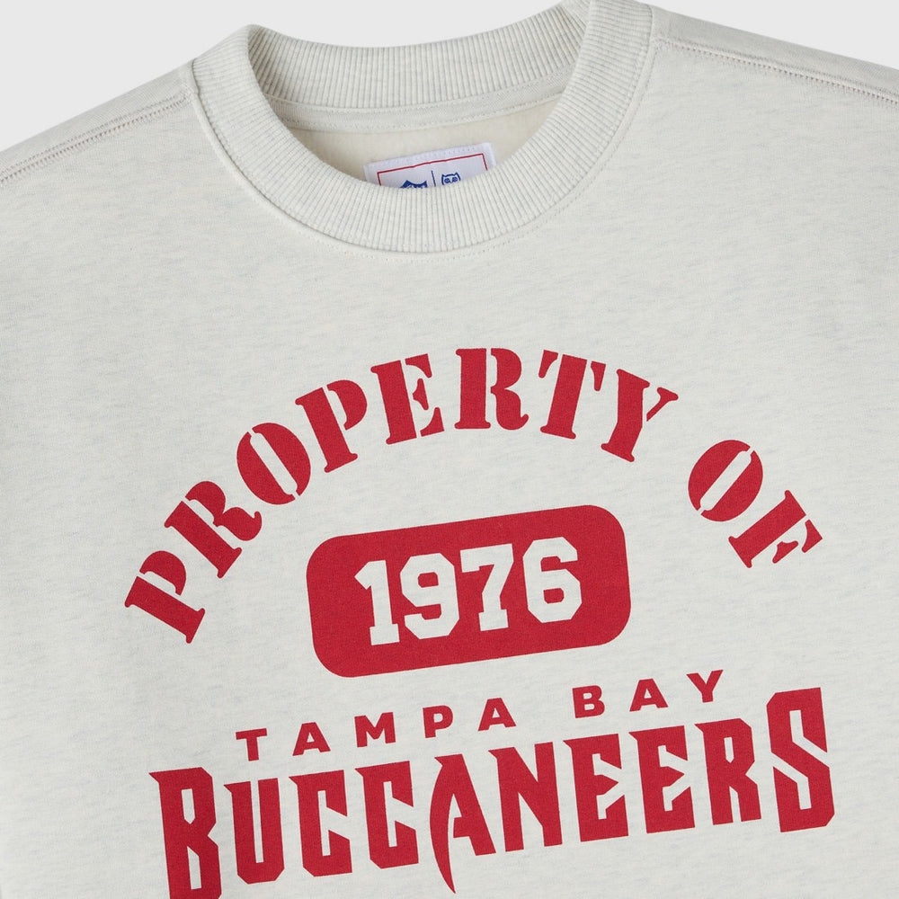 Tampa Bay Buccaneers OVO x NFL Unisex Fleece Sweatshirt - Heather Gray Sweatshirts