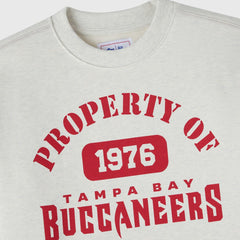 Tampa Bay Buccaneers OVO x NFL Unisex Fleece Sweatshirt - Heather Gray Sweatshirts