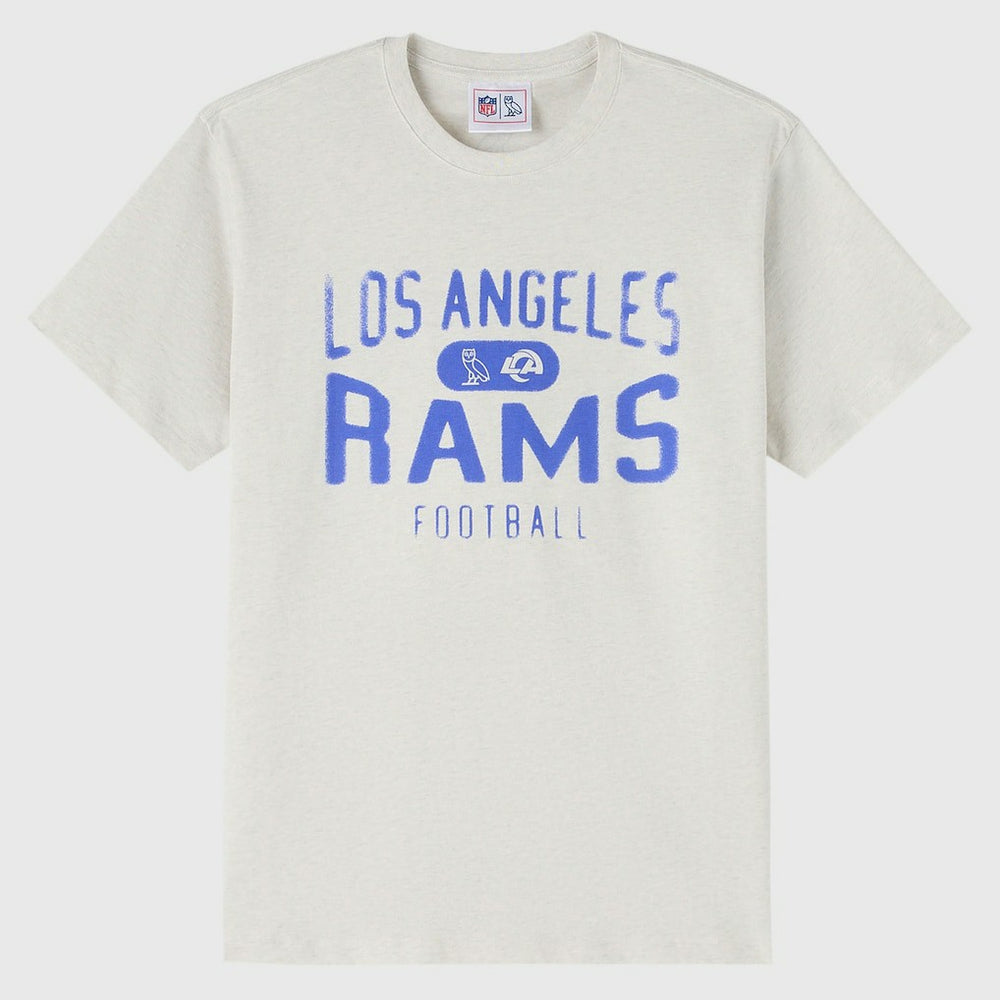 Los Angeles Rams OVO x NFL Unisex T-Shirt - Heather Gray T-shirts