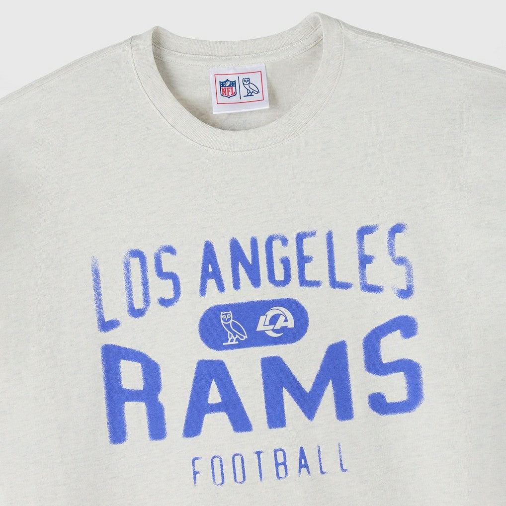 Los Angeles Rams OVO x NFL Unisex T-Shirt - Heather Gray T-shirts