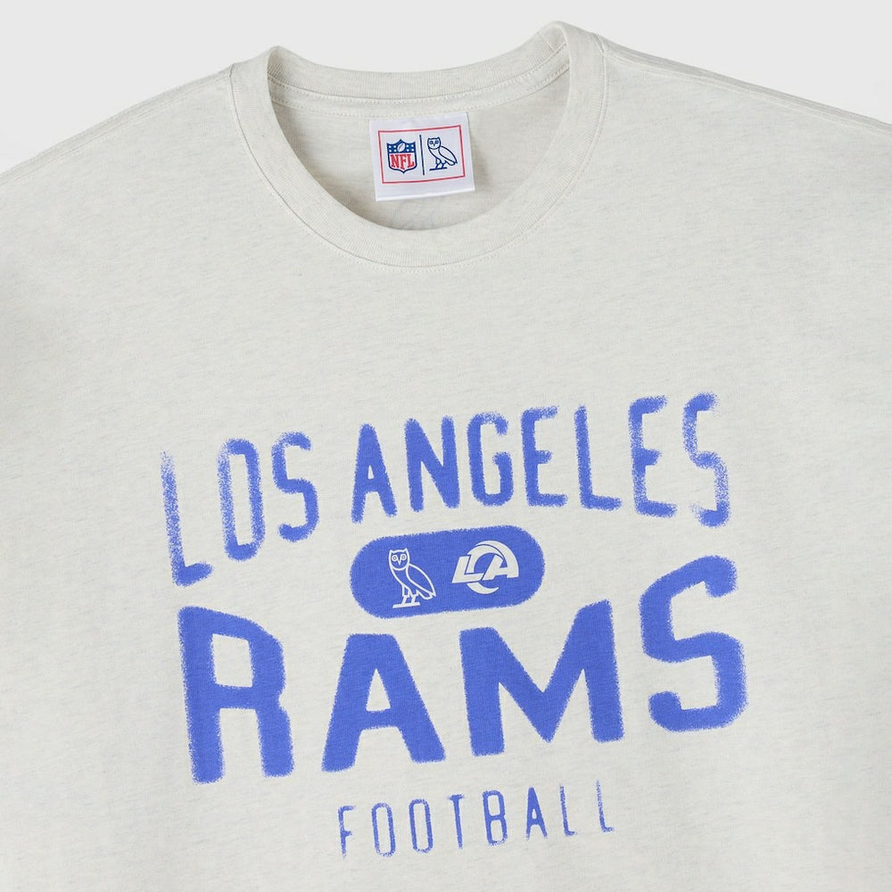 Los Angeles Rams OVO x NFL Unisex T-Shirt - Heather Gray T-shirts