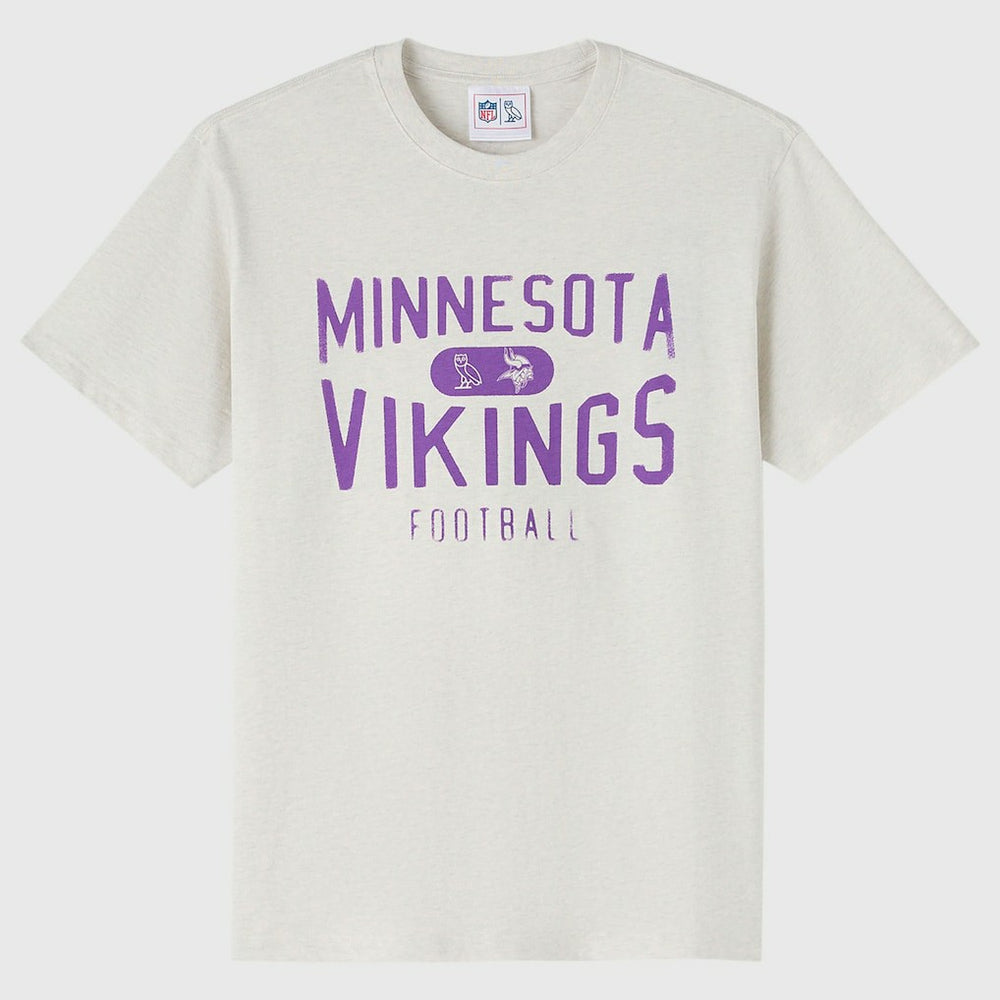 Minnesota Vikings OVO x NFL Unisex T-Shirt - Heather Gray T-shirts