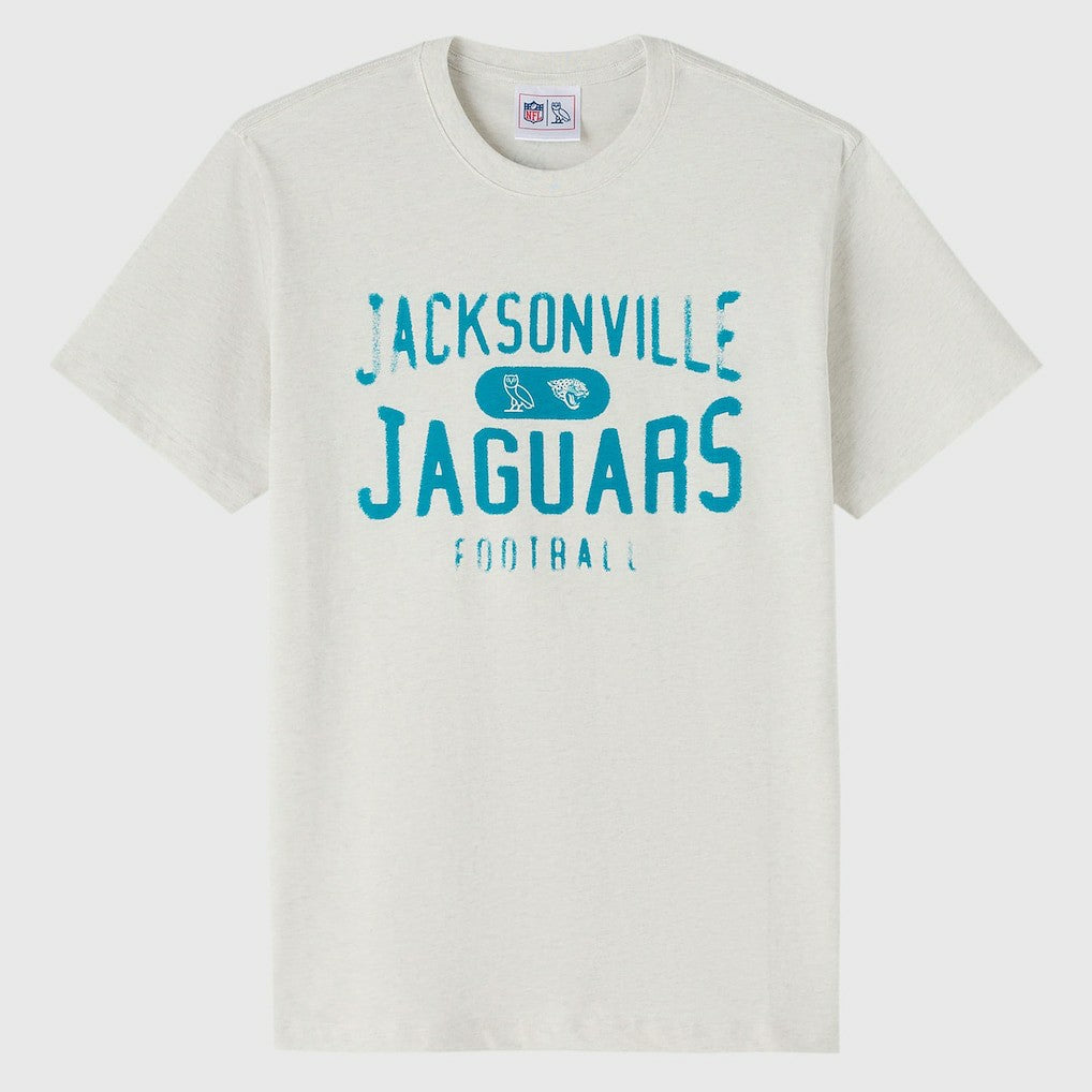 Jacksonville Jaguars OVO x NFL Unisex T-Shirt - Heather Gray T-shirts