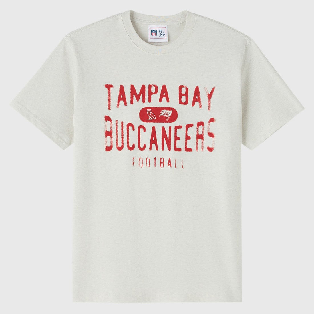 Tampa Bay Buccaneers OVO x NFL Unisex T-Shirt - Heather Gray T-shirts