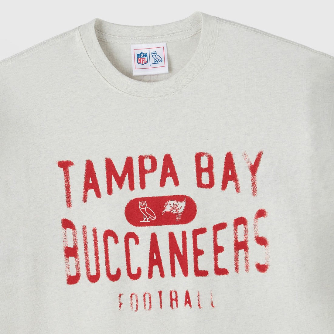 Tampa Bay Buccaneers OVO x NFL Unisex T-Shirt - Heather Gray T-shirts
