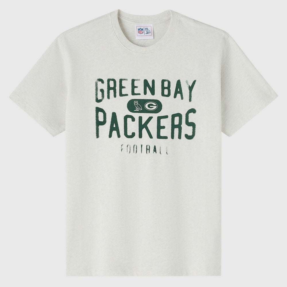 Green Bay Packers OVO x NFL Unisex T-Shirt - Heather Gray T-shirts