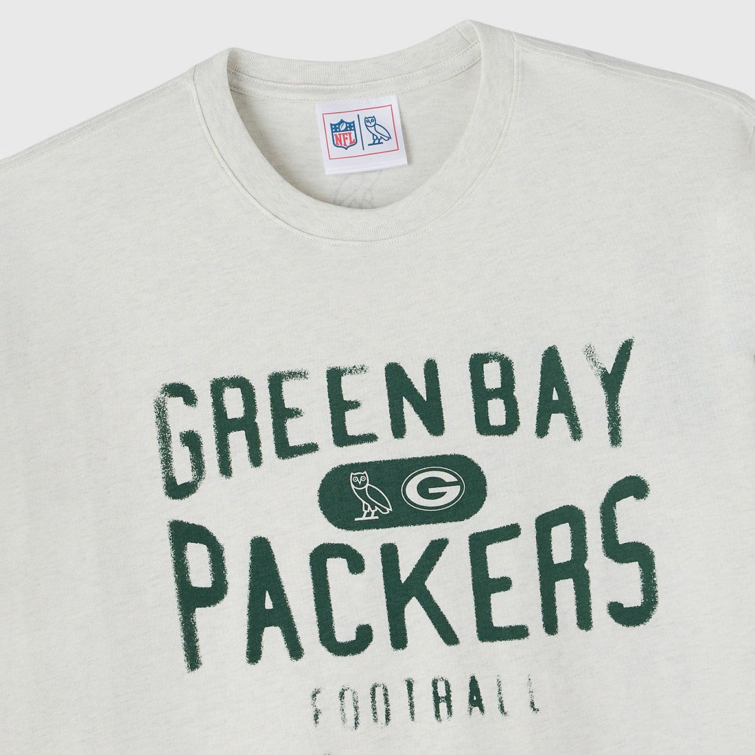 Green Bay Packers OVO x NFL Unisex T-Shirt - Heather Gray T-shirts