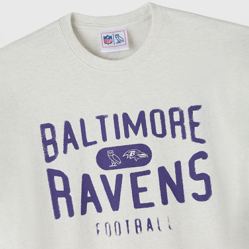 Baltimore Ravens OVO x NFL Unisex T-Shirt - Heather Gray T-shirts