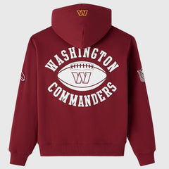 Washington Commanders OVO x NFL Unisex Full-Zip Waffle-Lined Hoodie - Burgundy Hoodies