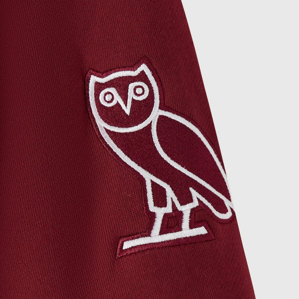 Washington Commanders OVO x NFL Unisex Full-Zip Waffle-Lined Hoodie - Burgundy Hoodies