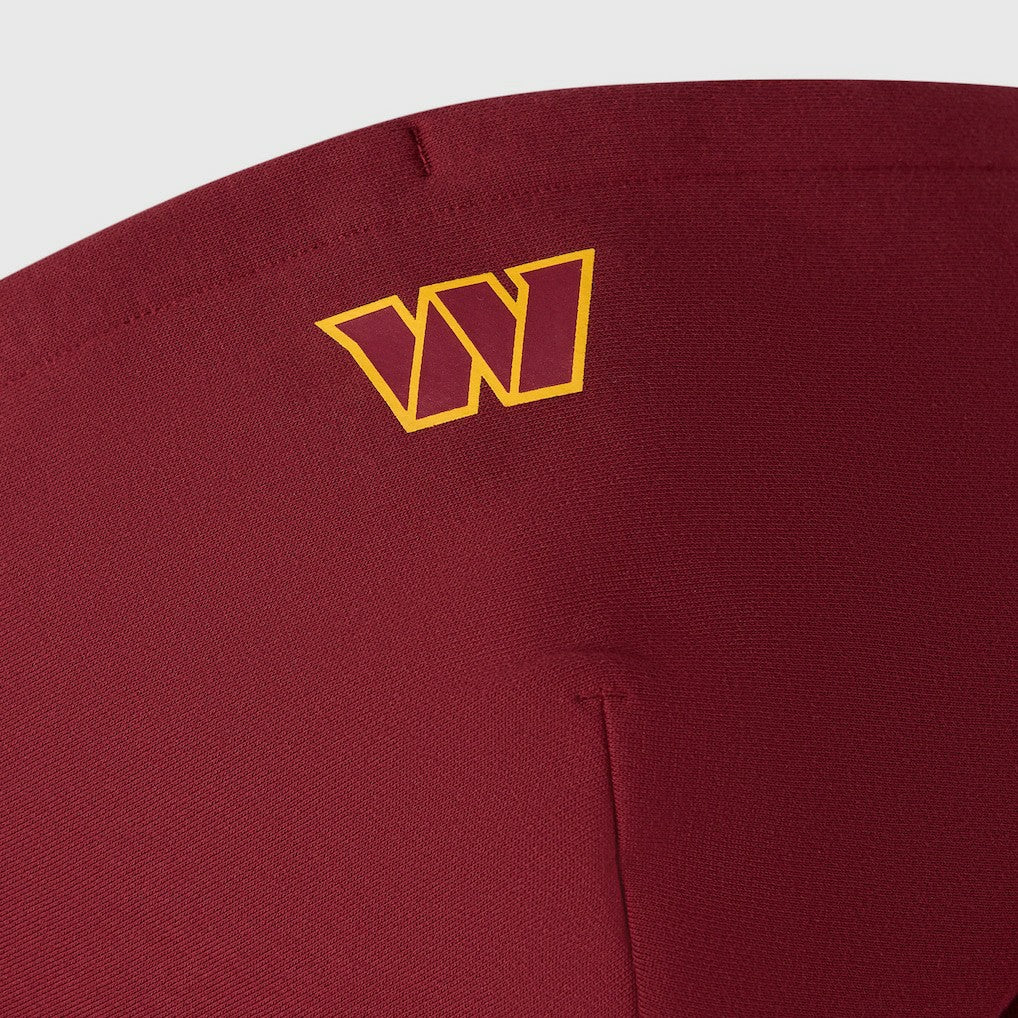 Washington Commanders OVO x NFL Unisex Full-Zip Waffle-Lined Hoodie - Burgundy Hoodies