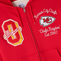 Kansas City Chiefs OVO x NFL Unisex Full-Zip Waffle-Lined Hoodie - Red Hoodies