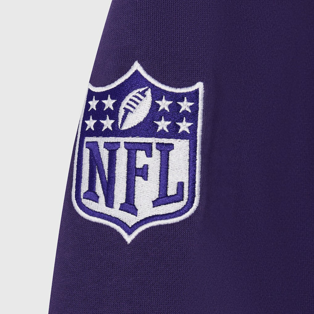 Baltimore Ravens OVO x NFL Unisex Full-Zip Waffle-Lined Hoodie - Purple Hoodies