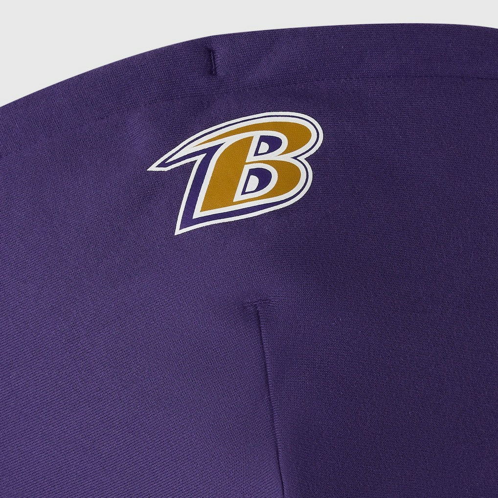 Baltimore Ravens OVO x NFL Unisex Full-Zip Waffle-Lined Hoodie - Purple Hoodies