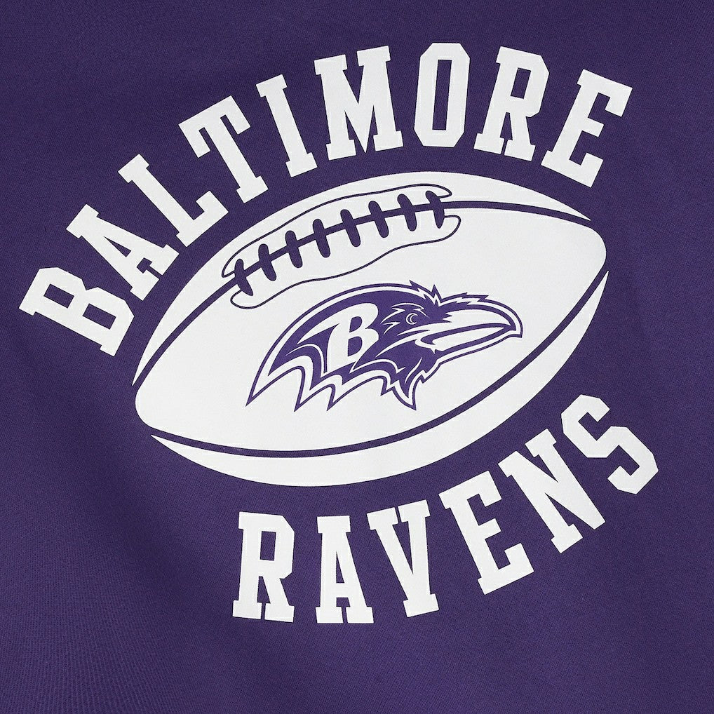 Baltimore Ravens OVO x NFL Unisex Full-Zip Waffle-Lined Hoodie - Purple Hoodies