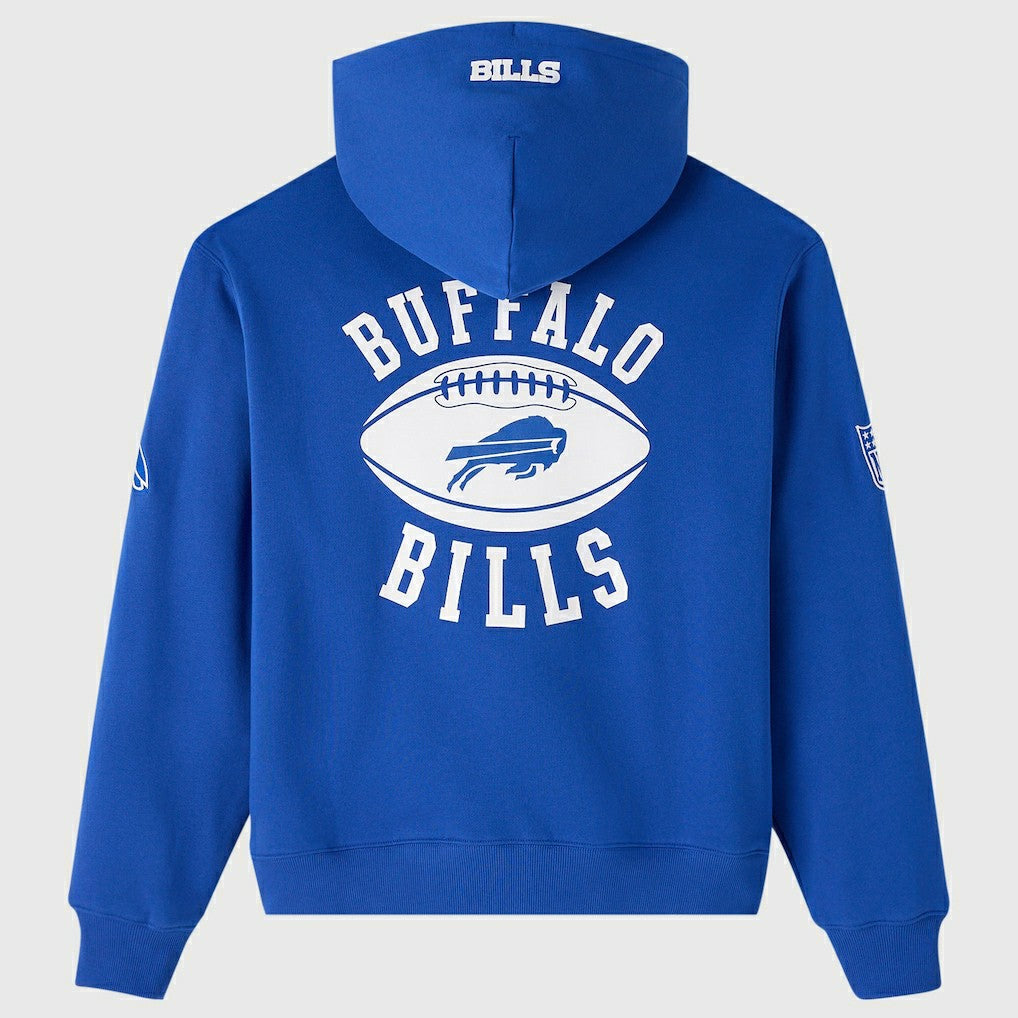 Buffalo Bills OVO x NFL Unisex Full-Zip Waffle-Lined Hoodie - Royal Hoodies