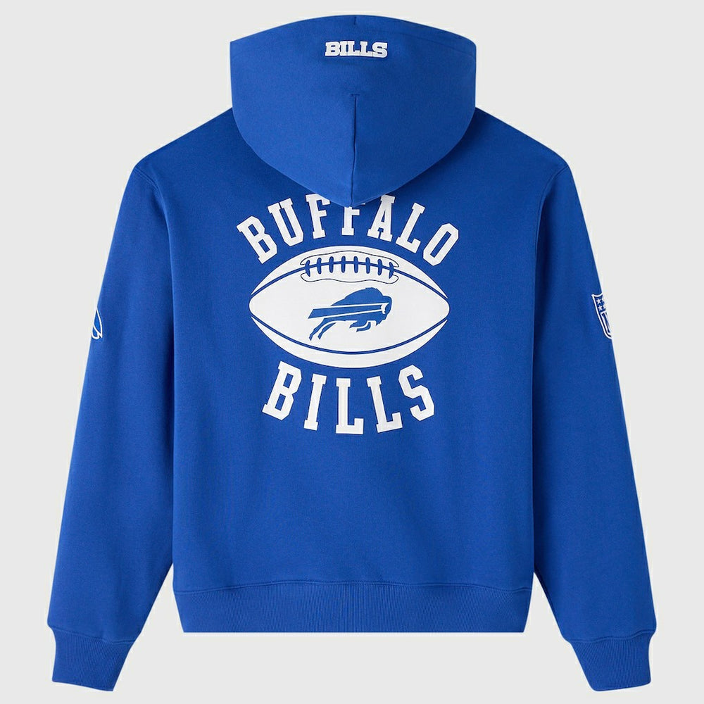 Buffalo Bills OVO x NFL Unisex Full-Zip Waffle-Lined Hoodie - Royal Hoodies