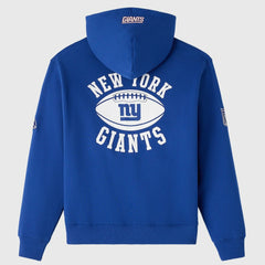 New York Giants OVO x NFL Unisex Full-Zip Waffle-Lined Hoodie - Royal Hoodies