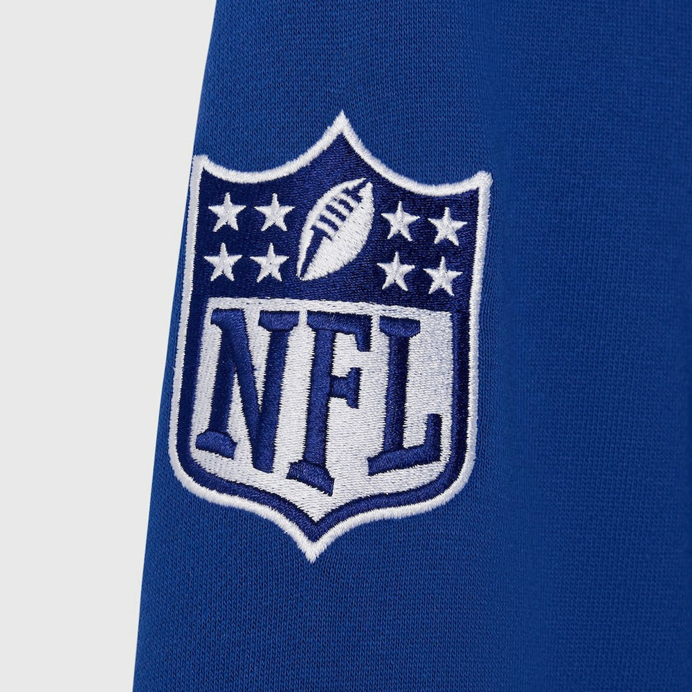 New York Giants OVO x NFL Unisex Full-Zip Waffle-Lined Hoodie - Royal Hoodies