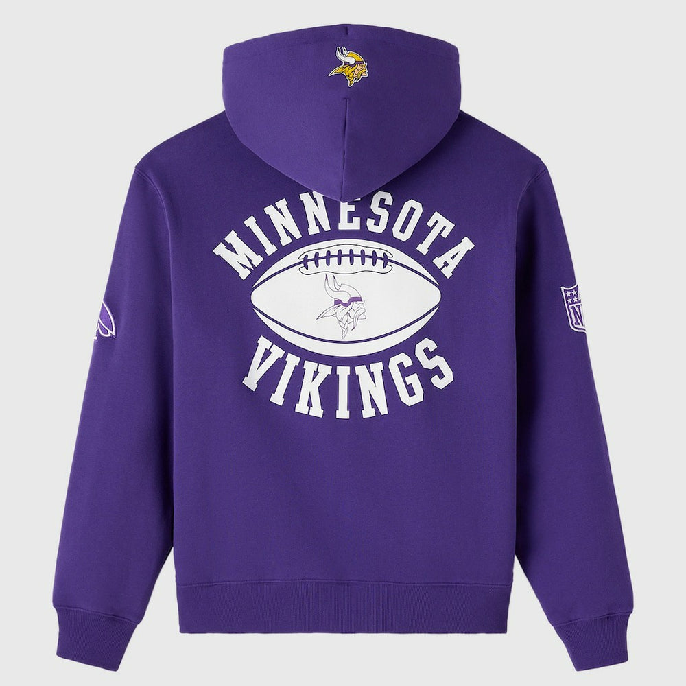 Minnesota Vikings OVO x NFL Unisex Full-Zip Waffle-Lined Hoodie - Purple Hoodies