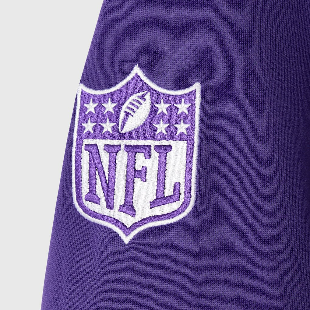 Minnesota Vikings OVO x NFL Unisex Full-Zip Waffle-Lined Hoodie - Purple Hoodies