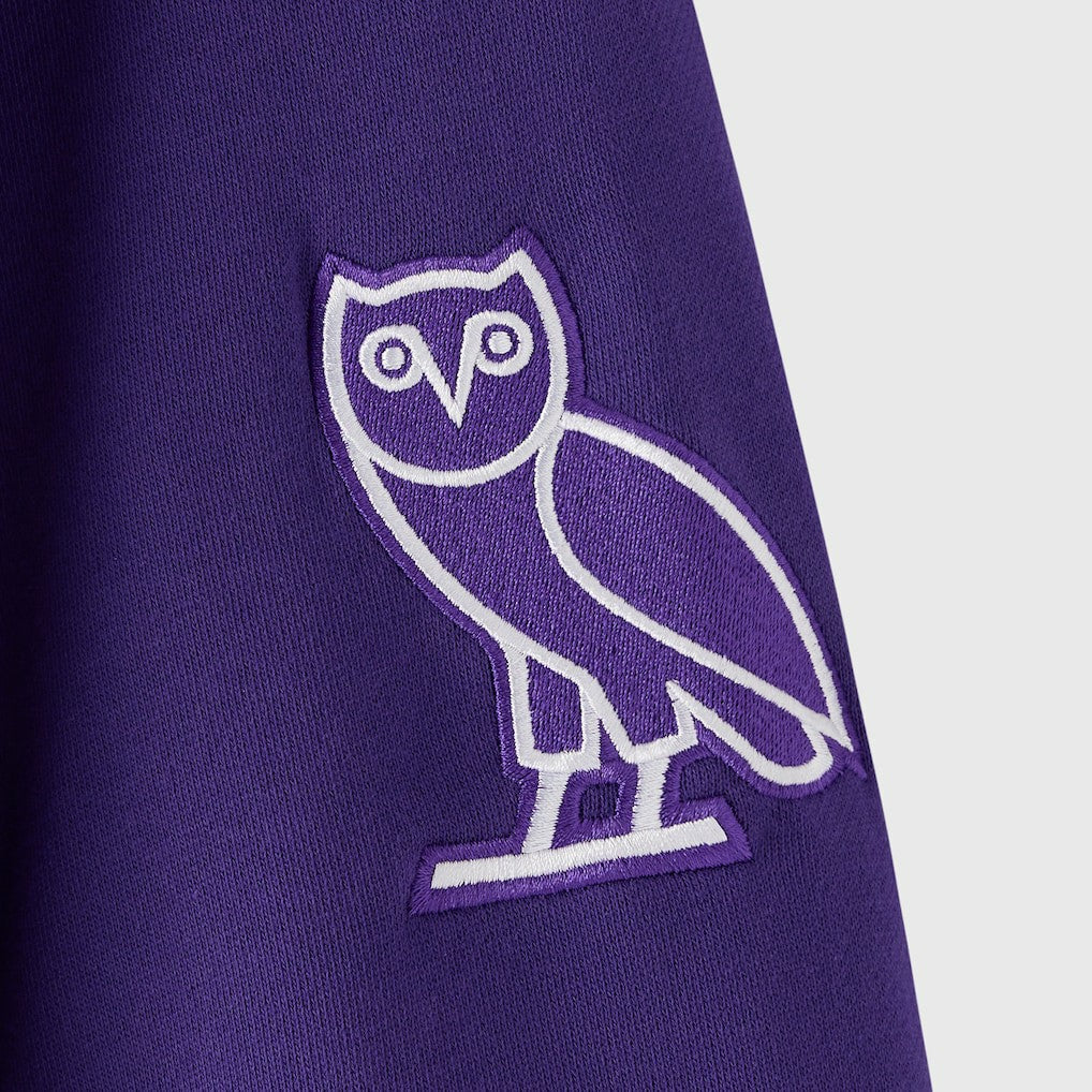 Minnesota Vikings OVO x NFL Unisex Full-Zip Waffle-Lined Hoodie - Purple Hoodies