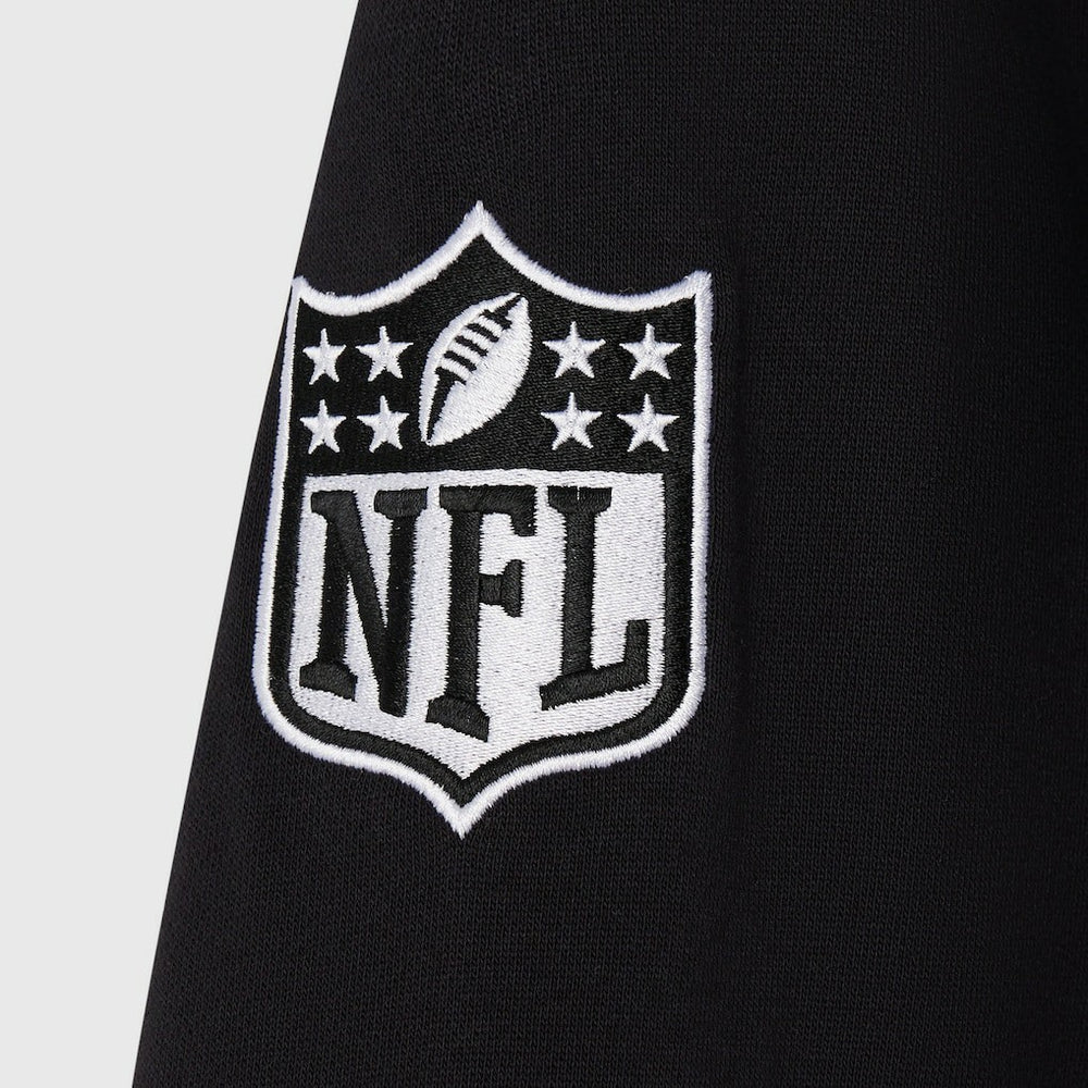 Pittsburgh Steelers OVO x NFL Unisex Full-Zip Waffle-Lined Hoodie - Black Hoodies