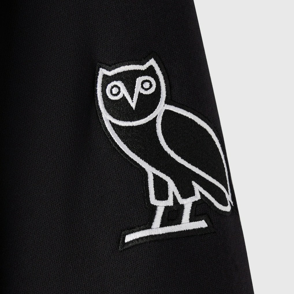 Pittsburgh Steelers OVO x NFL Unisex Full-Zip Waffle-Lined Hoodie - Black Hoodies