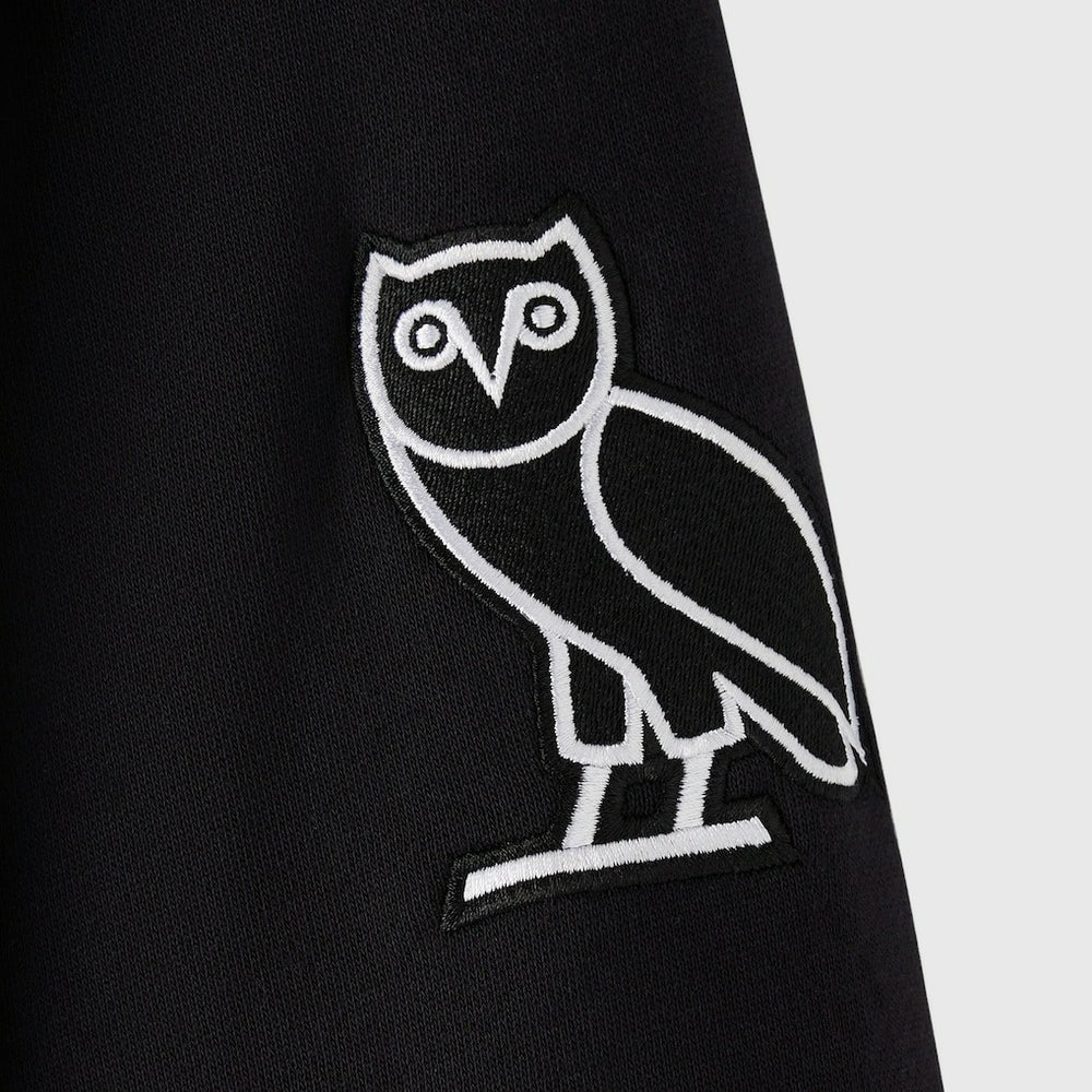 Pittsburgh Steelers OVO x NFL Unisex Full-Zip Waffle-Lined Hoodie - Black Hoodies
