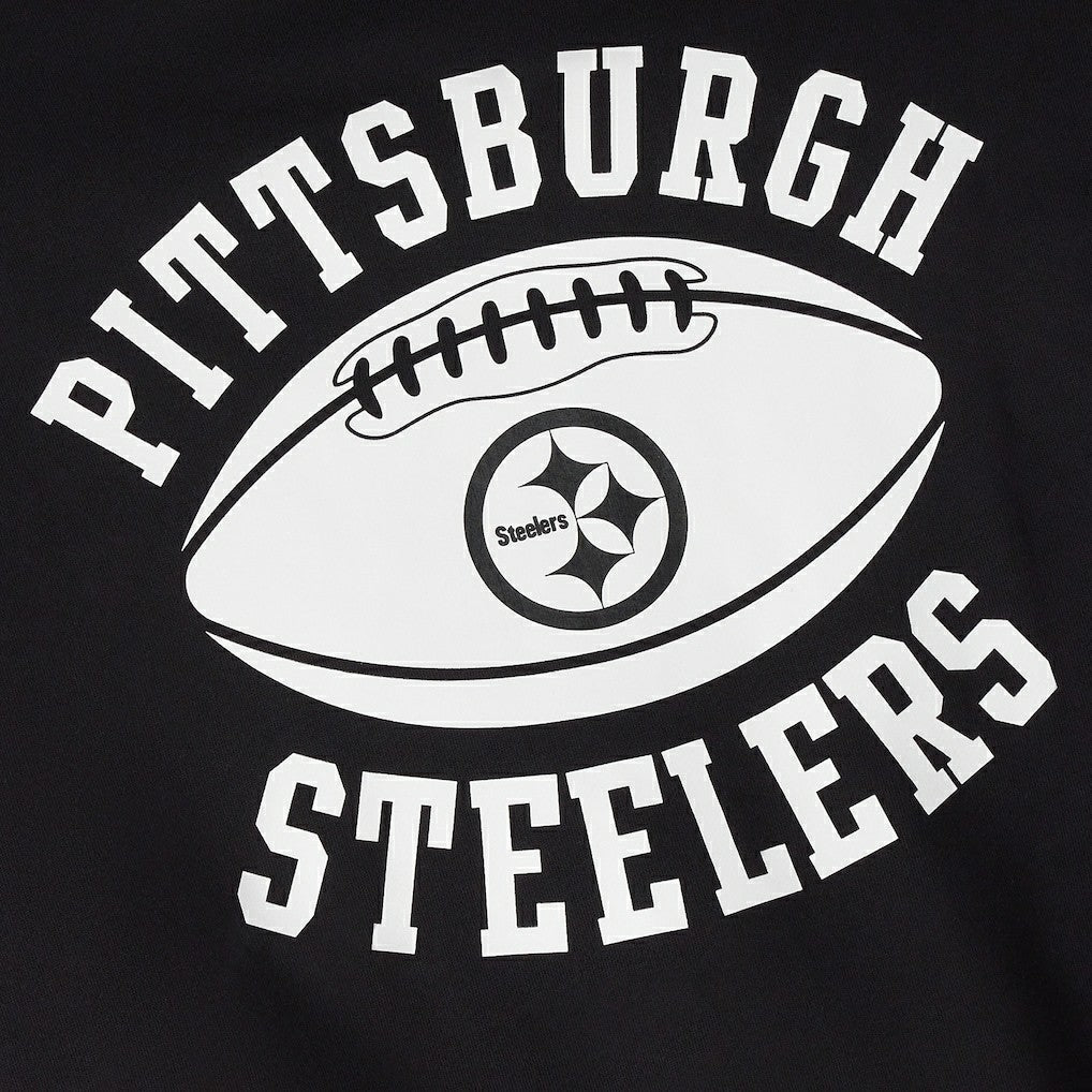 Pittsburgh Steelers OVO x NFL Unisex Full-Zip Waffle-Lined Hoodie - Black Hoodies