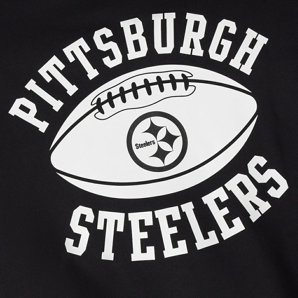Pittsburgh Steelers OVO x NFL Unisex Full-Zip Waffle-Lined Hoodie - Black Hoodies