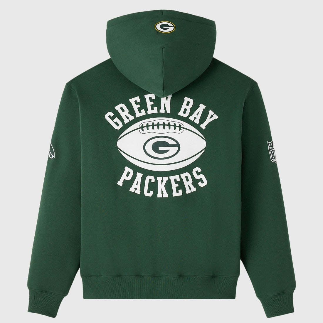 Green Bay Packers OVO x NFL Unisex Full-Zip Waffle-Lined Hoodie - Green Hoodies