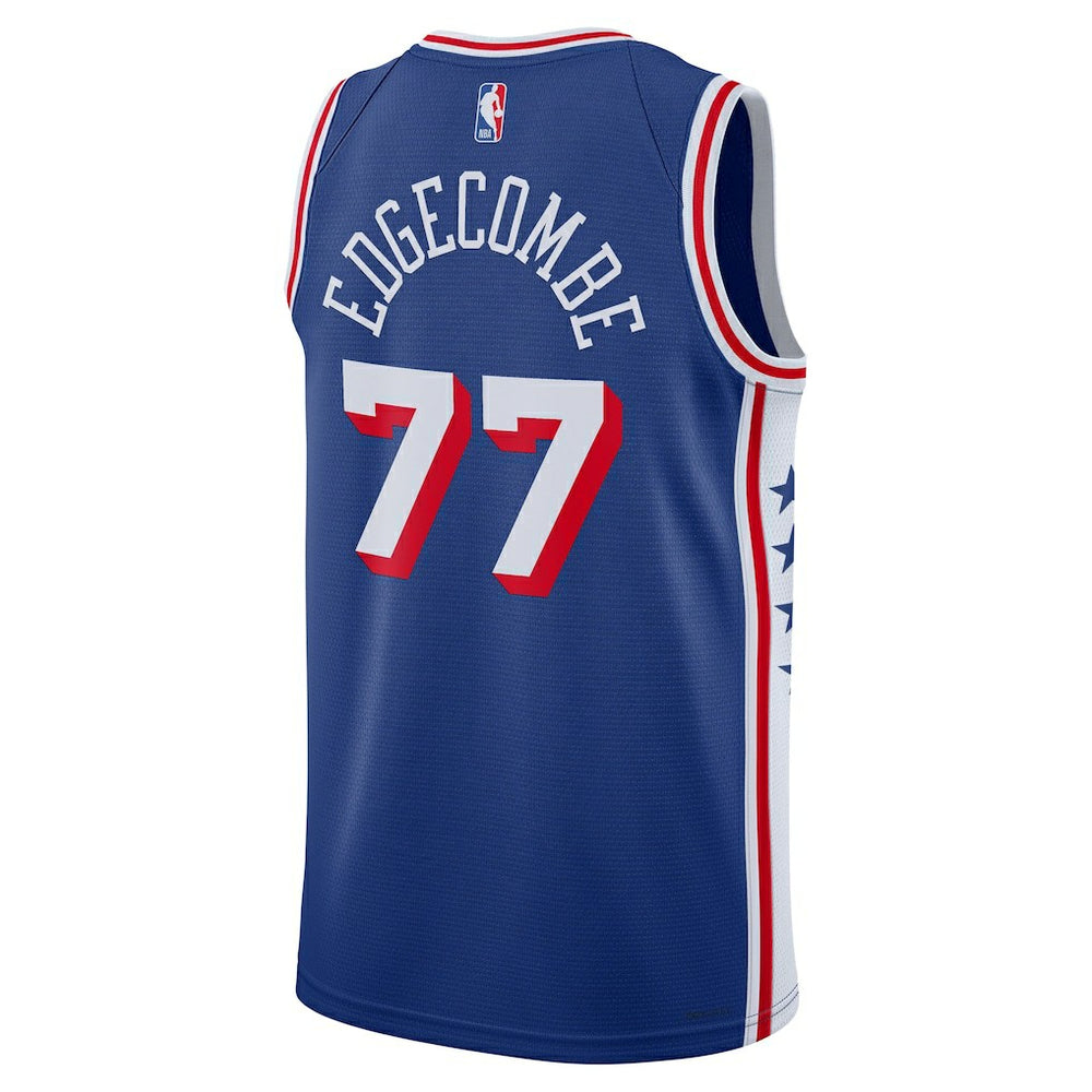VJ Edgecombe Philadelphia 76ers Unisex Swingman Jersey Icon Edition Royal - Nike