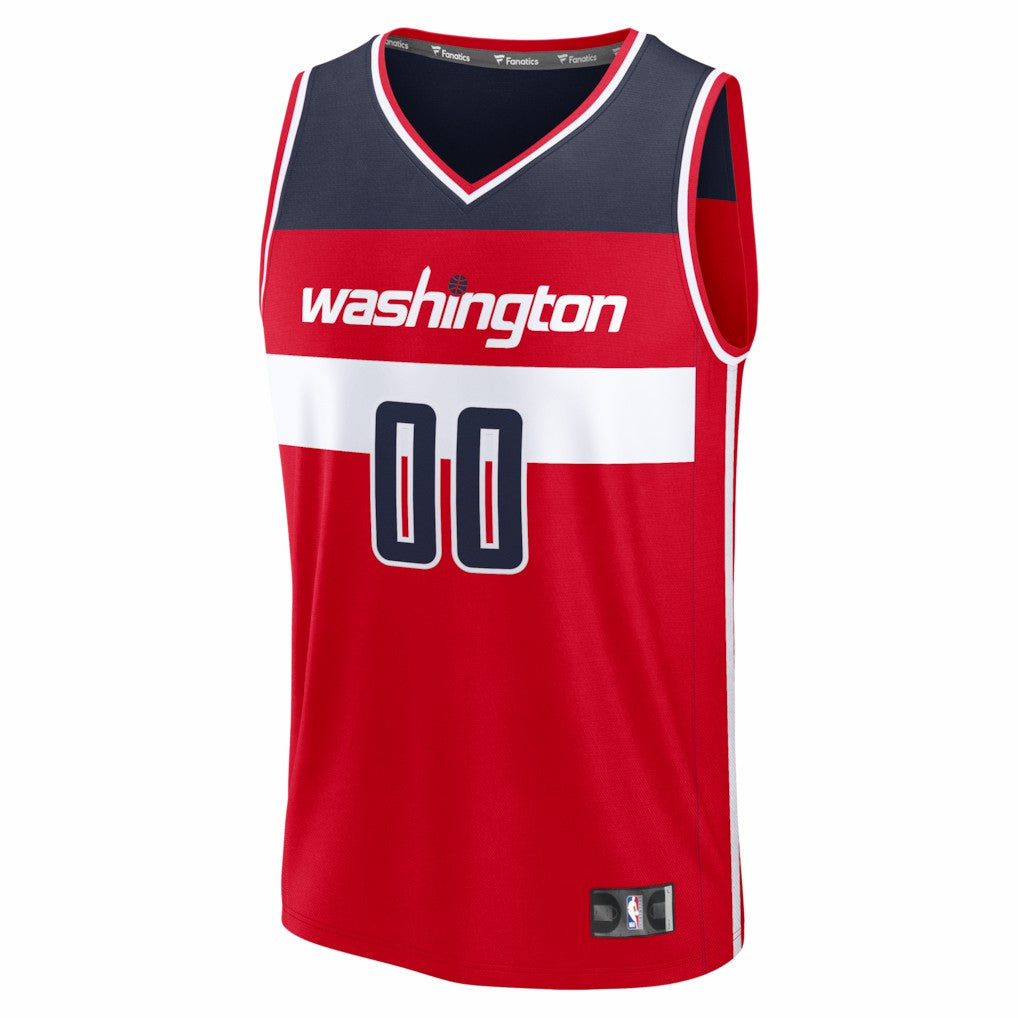 Washington Wizards Fastbreak Custom Jersey Red Icon Edition - Fanatics