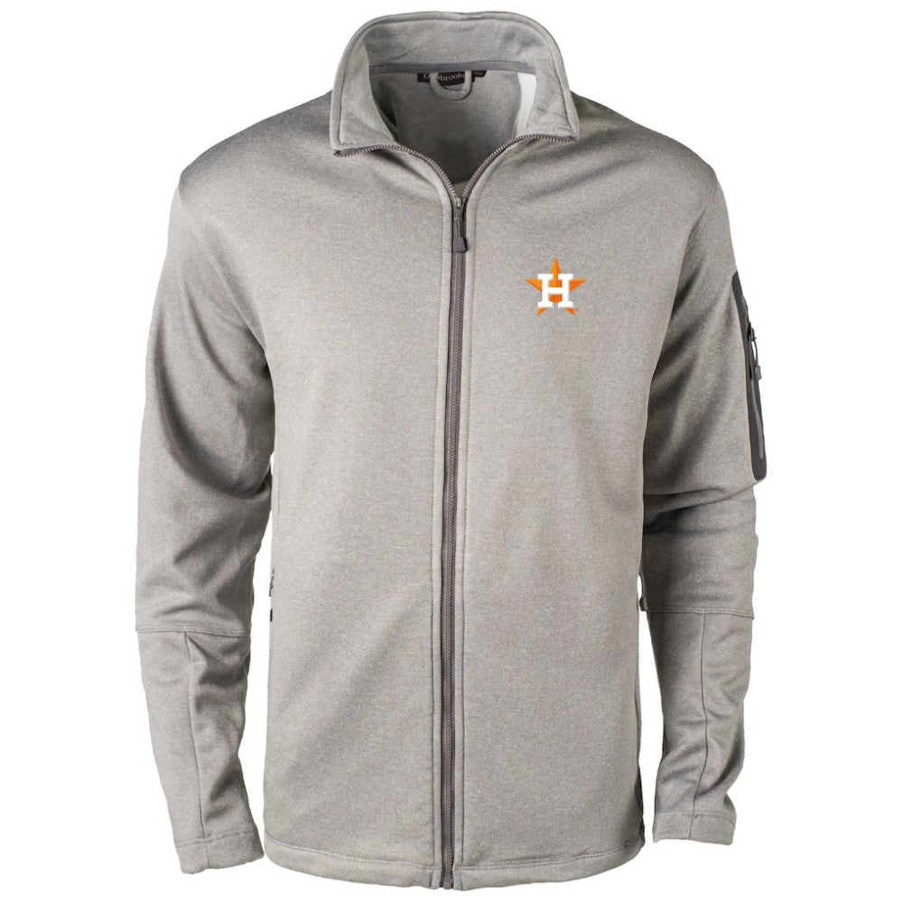 Houston Astros Dunbrooke Pacific Full-Zip Fleece Jacket - Heather Gray Jackets