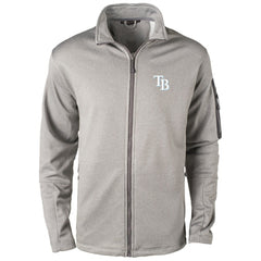 Tampa Bay Rays Dunbrooke Pacific Full-Zip Fleece Jacket - Heather Gray Jackets