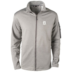 Detroit Tigers Dunbrooke Pacific Full-Zip Fleece Jacket - Heather Gray Jackets