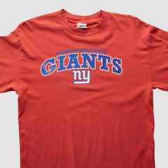 New York Giants NFL 2000s Long Sleeve T-shirt - Red T-shirts