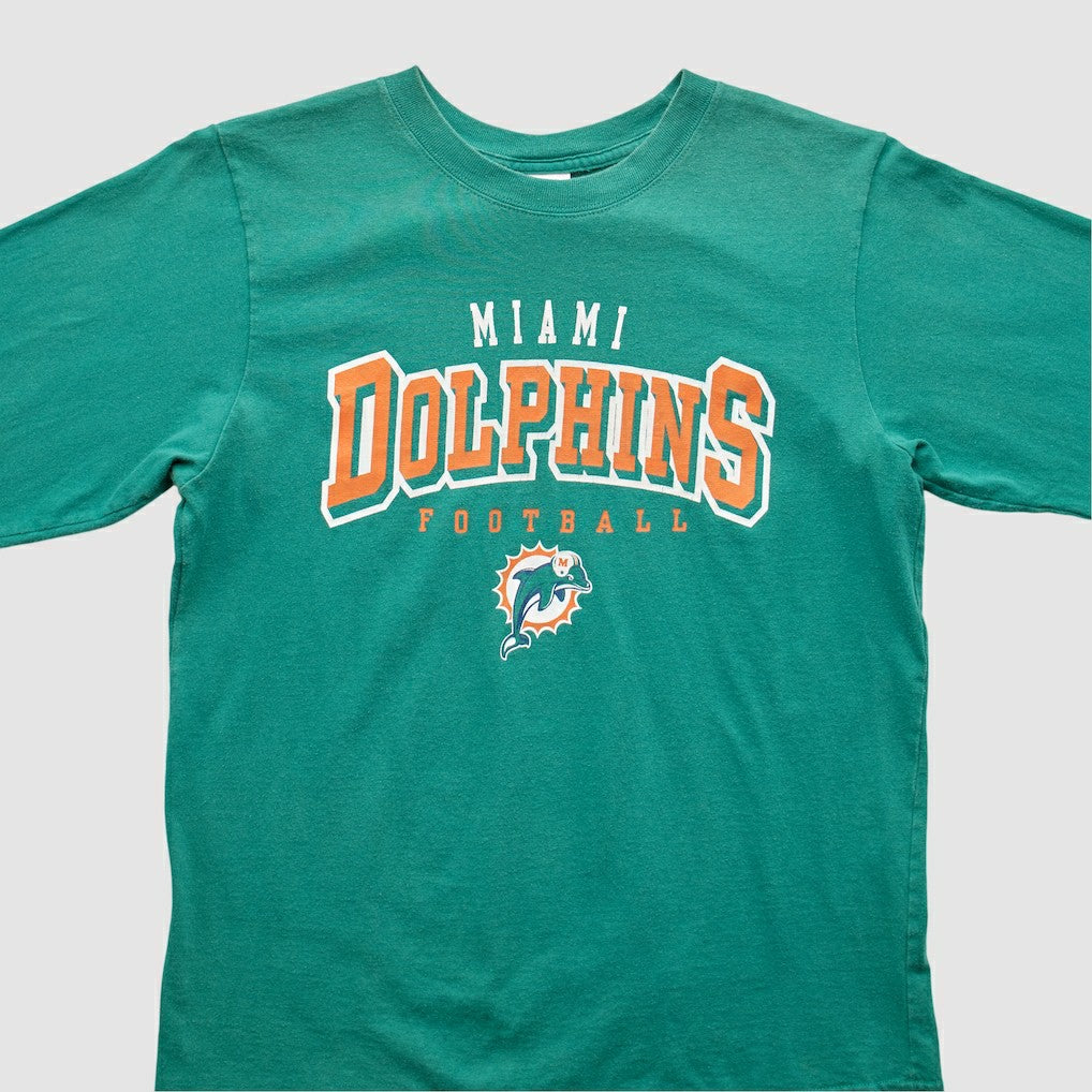 Miami Dolphins NFL 2000s Long Sleeve T-shirt - Teal T-shirts